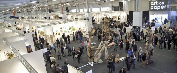 Pier 36, New York City, the Art on Paper fair during Armory Arts Week. Photo: Madison Harmer